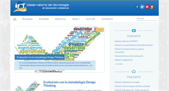 Desktop Screenshot of observatoriotecedu.uned.ac.cr