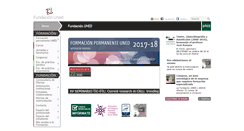 Desktop Screenshot of fundacion.uned.es