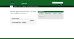 Desktop Screenshot of e-spacio.uned.es
